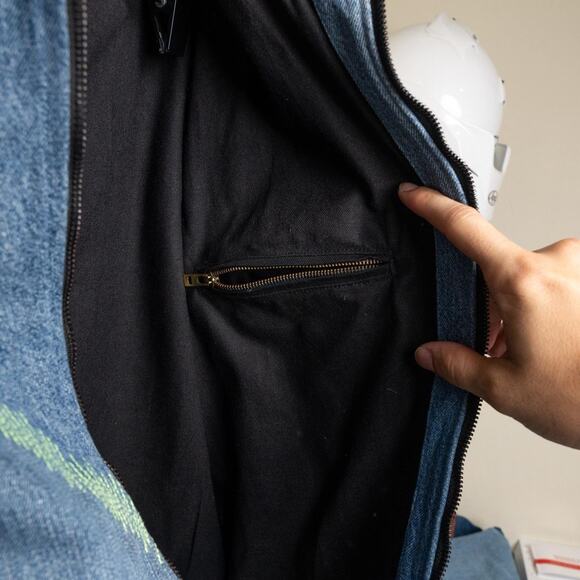 Custom upcycled carhartt detroit jacket - Picture 7 of 8